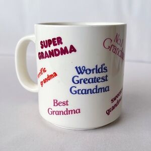Vintage 1990s Russ Grandma Mug World’s Greatest